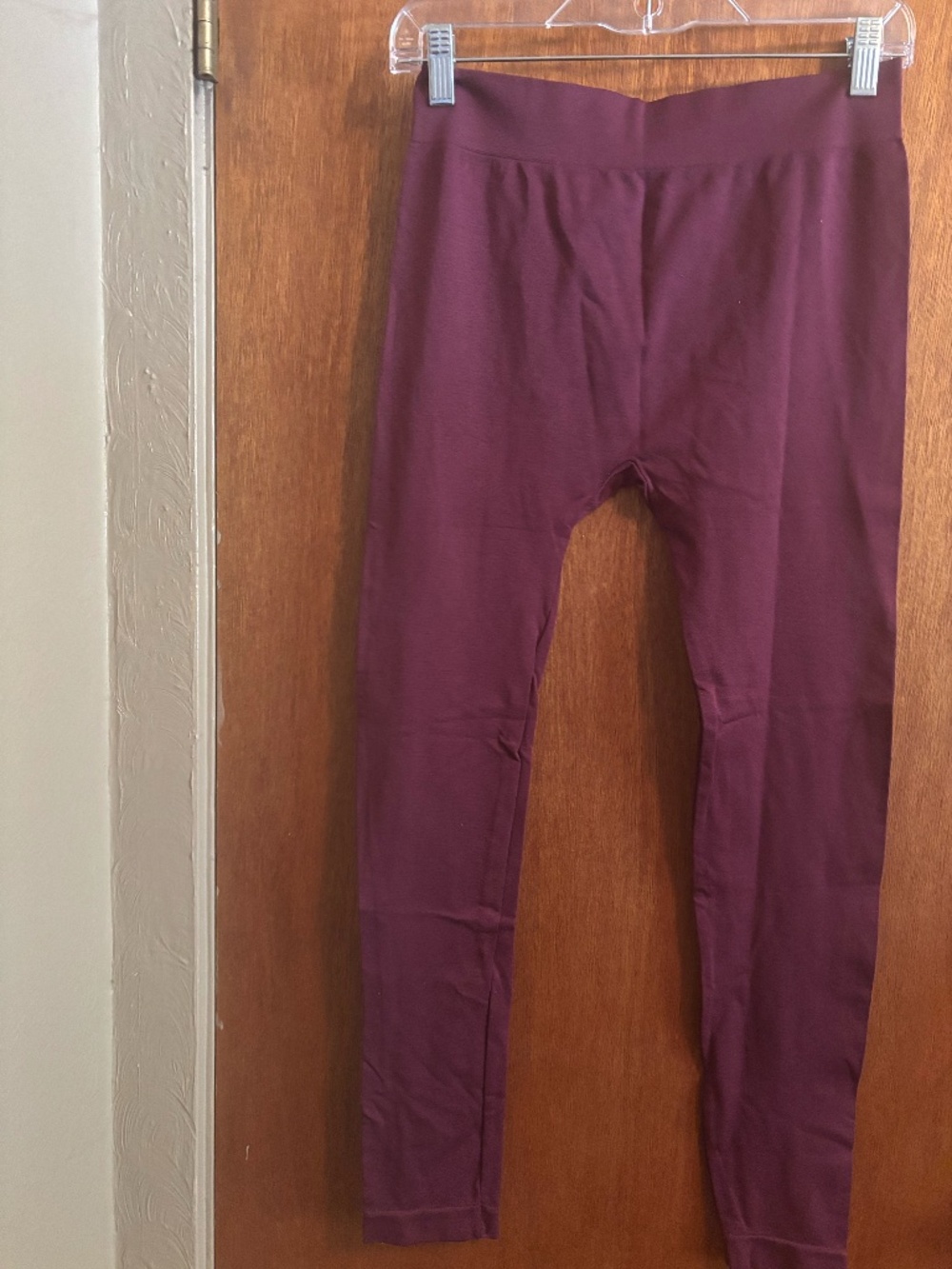 George brand eggplant leggings. L/XL